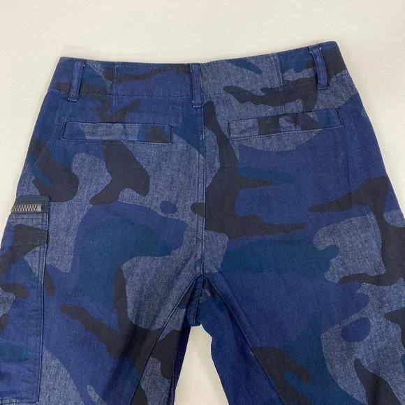 G-Star Raw Men 30 Camouflage Cargo Pants Jeans Blue